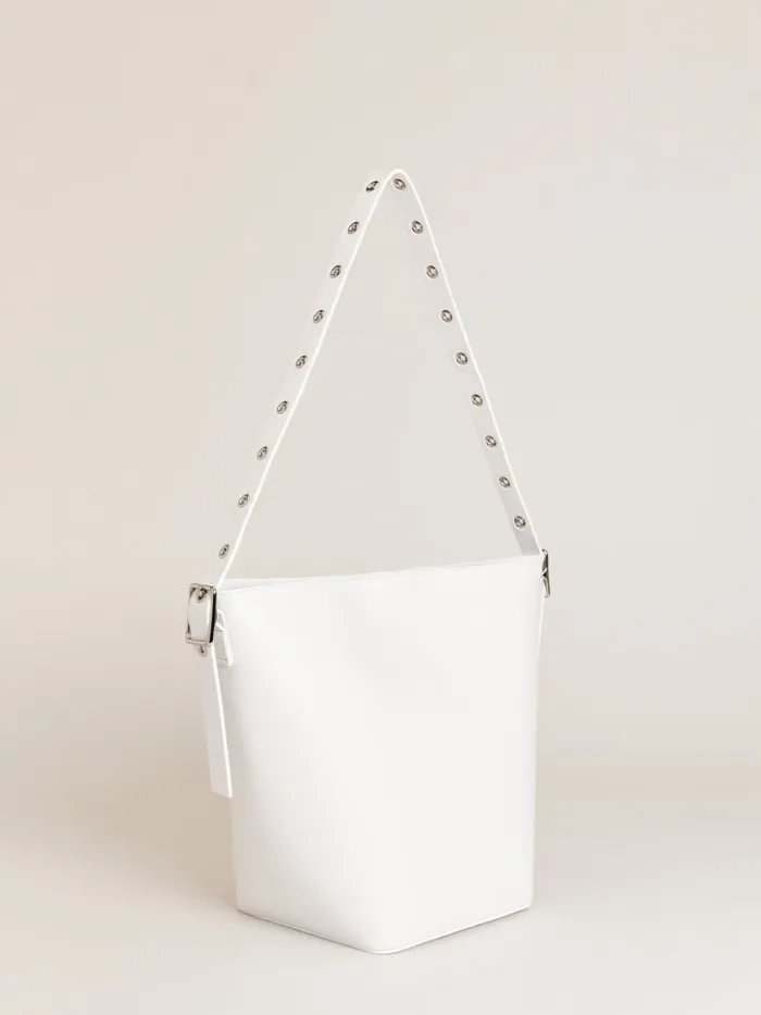 Reformation Totes Rafaella Medium Trapeze Tote Bianco Leather 8211 Women Reformation Totes Rafaella Medium Trapeze Tote Bianco Leather 8211 Women