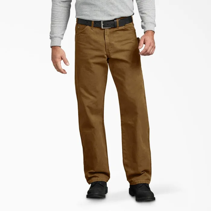 Relaxed Fit Straight Leg Sanded Duck Carpenter Pants Rinsed Brown Duck Rinsed Brown Duck rbd Men Dickies Carpenter Relaxed Fit Straight Leg Sanded Duck Carpenter Pants Rinsed Brown Duck Rinsed Brown Duck rbd Men Dickies Carpenter