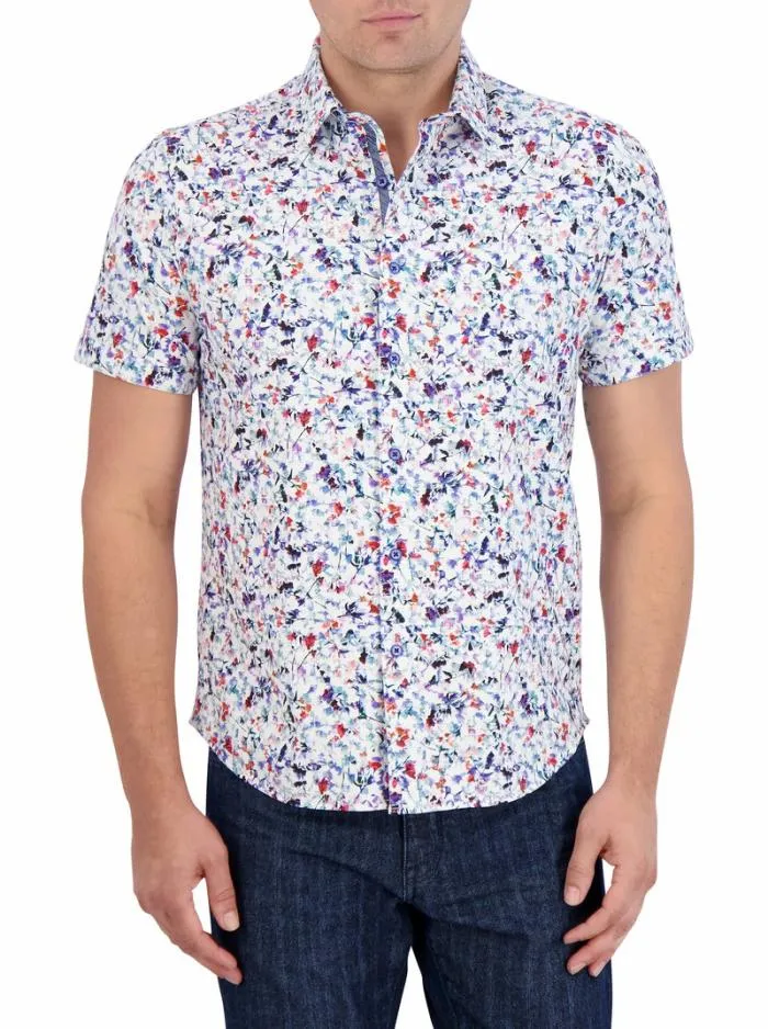 Robert Graham Button Down Shirts Men Bavaro Motion Short Sleeve Knit Shirt Multi Robert Graham Button Down Shirts Men Bavaro Motion Short Sleeve Knit Shirt Multi
