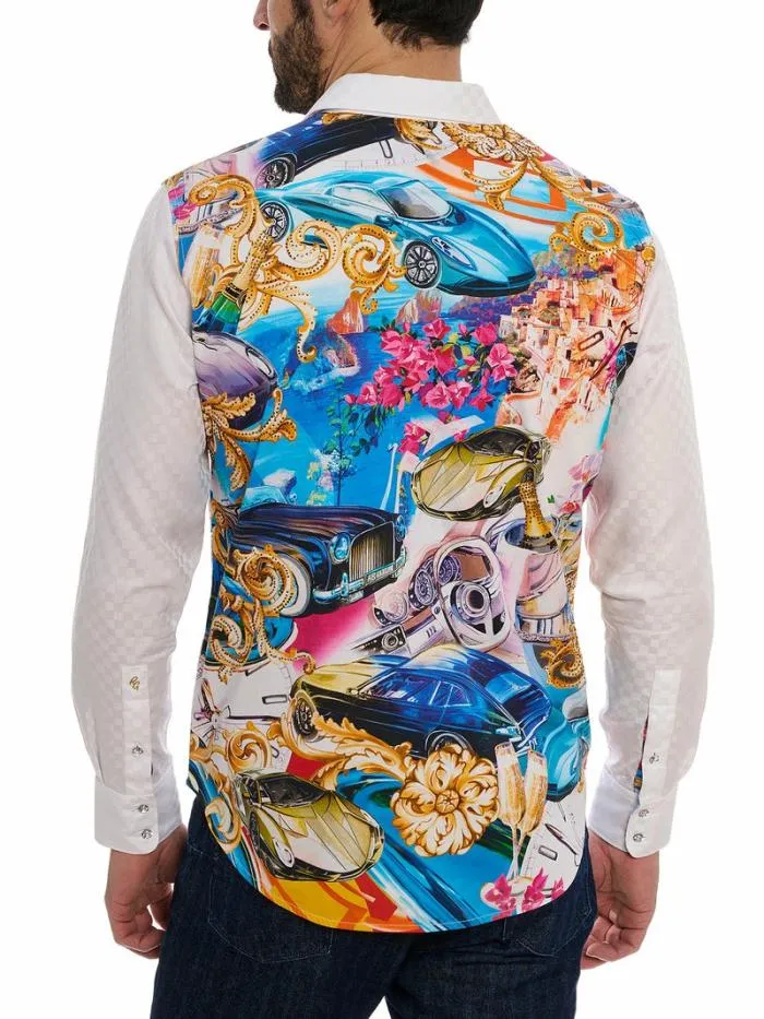 Robert Graham Button Down Shirts Men Limited Edition Behind The Wheel Long Sleeve Button Down Shirt Classic Robert Graham Button Down Shirts Men Limited Edition Behind The Wheel Long Sleeve Button Down Shirt Classic