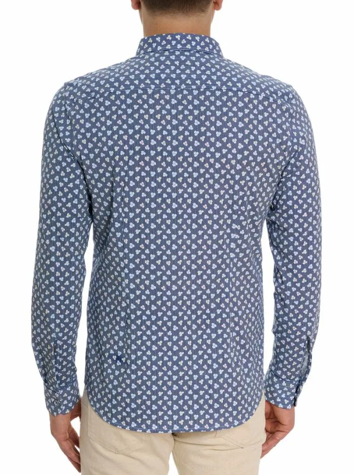 Robert Graham Button Down Shirts Men Senan Long Sleeve Knit Shirt Multi