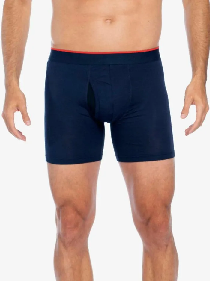 Robert Graham Pajamas and Underwear Men 3pk Boxer Briefs Navy