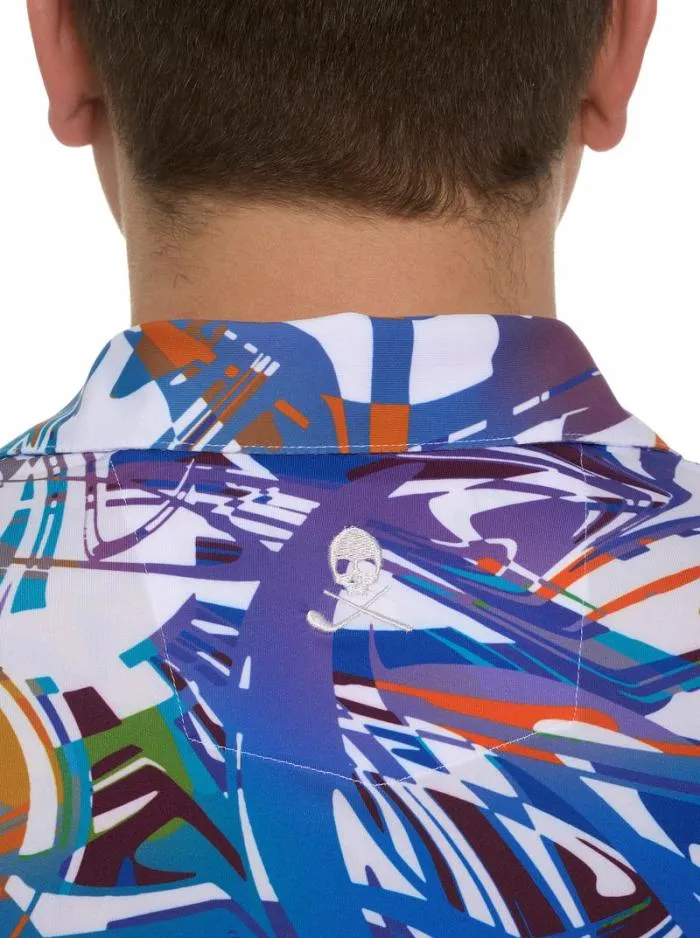 Robert Graham Polos and TShirts Men Messina Performance Polo White