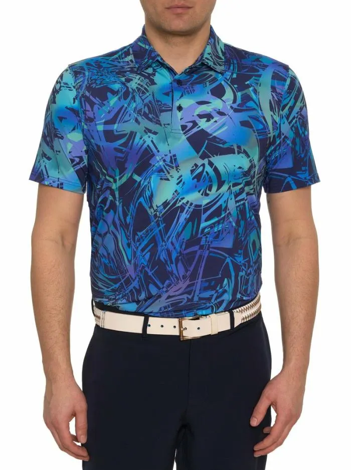 Robert Graham Polos and TShirts Men Messina Performance Polo White