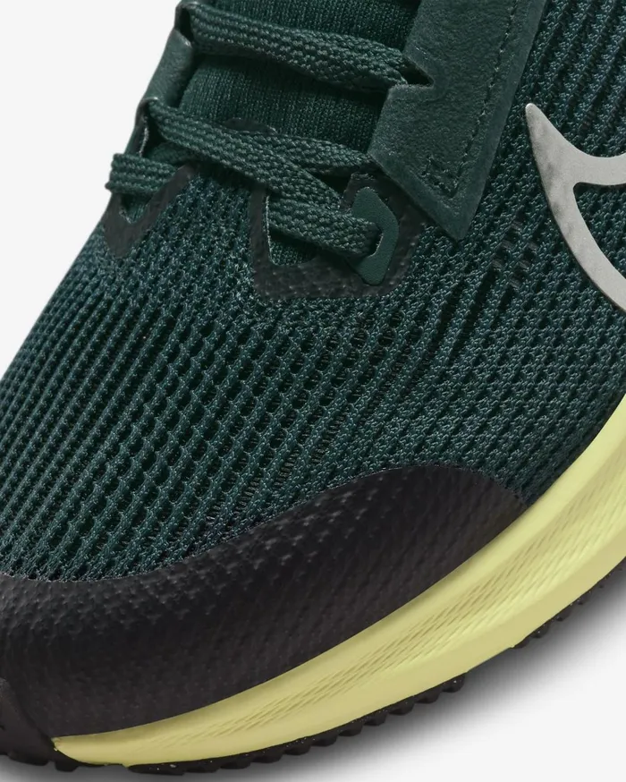 Running Kids Nike Air Zoom Pegasus 40 Deep Jungleluminous Greenlime Blastmetallic Platinum