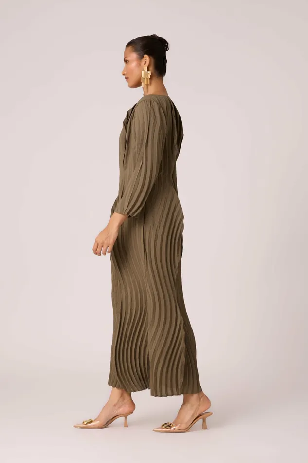 Scarlet Sage Dresses Imogen Dress 8211 Dark Taupe 8211 Women