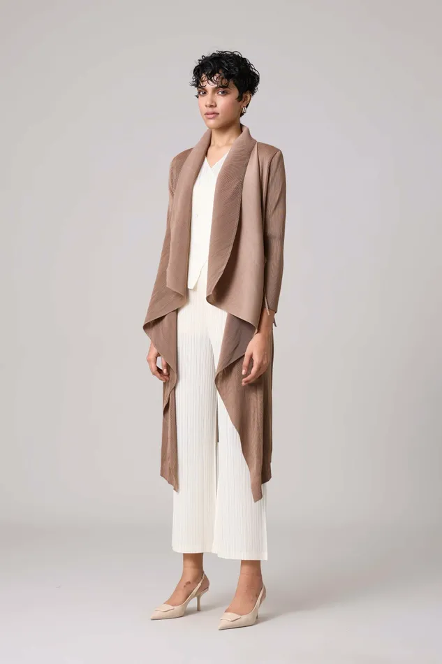 Scarlet Sage Overlays Briana Fringe Overlay 8211 Taupe 8211 Women