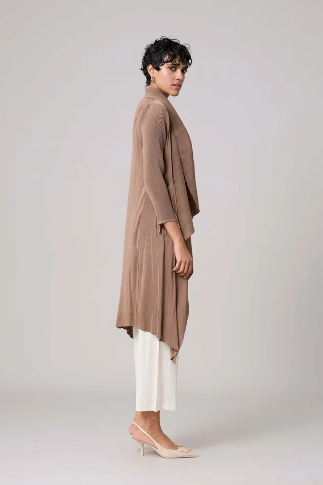 Scarlet Sage Overlays Briana Fringe Overlay 8211 Taupe 8211 Women