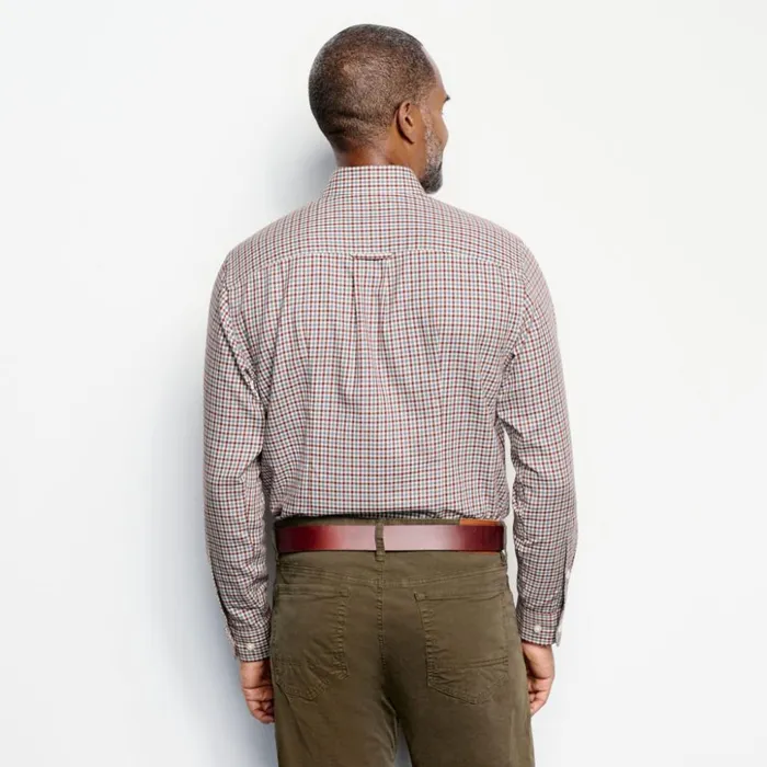 Shirts Men Orvis Country Twill LongSleeved ButtonDown Shirt Cream