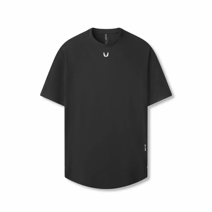 Short Sleeves Men ASRV LaserVent Established Tee Black