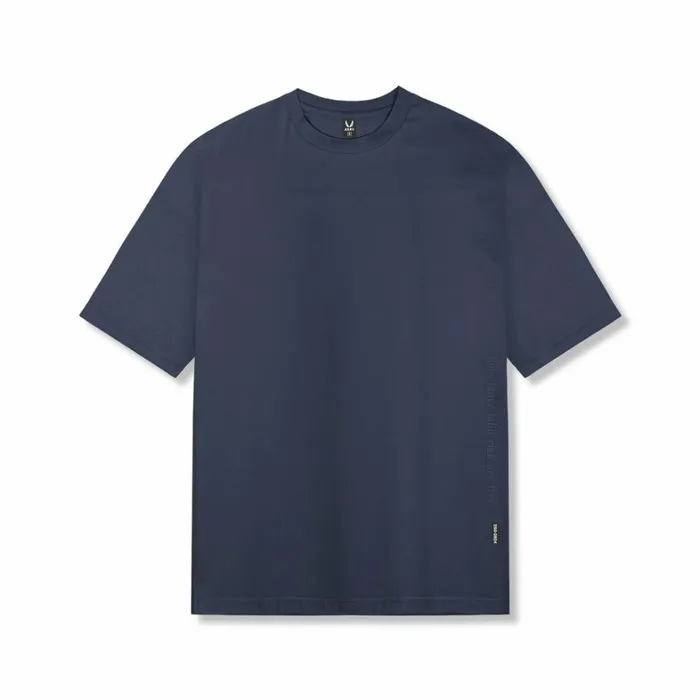Short Sleeves Men ASRV Supima Oversized Tee Navy
