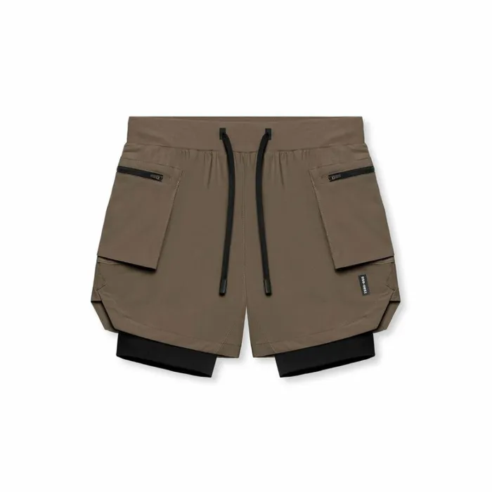 Shorts Men ASRV TetraLite 5034 Liner Cargo Short Deep Taupe