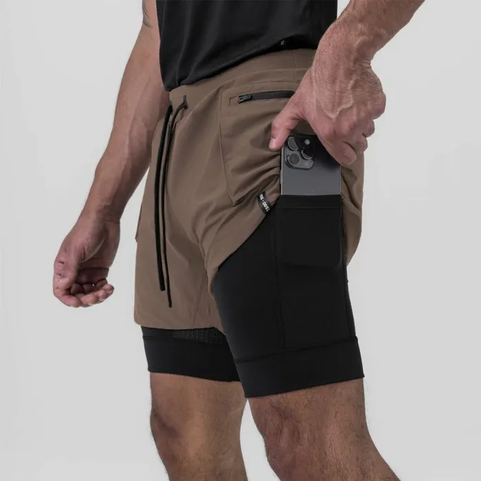 Shorts Men ASRV TetraLite 5034 Liner Cargo Short Deep Taupe