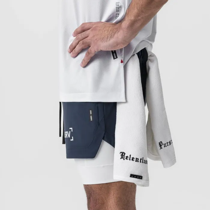 Shorts Men ASRV TetraLite 5034 Liner Short Navy 034bracket034white