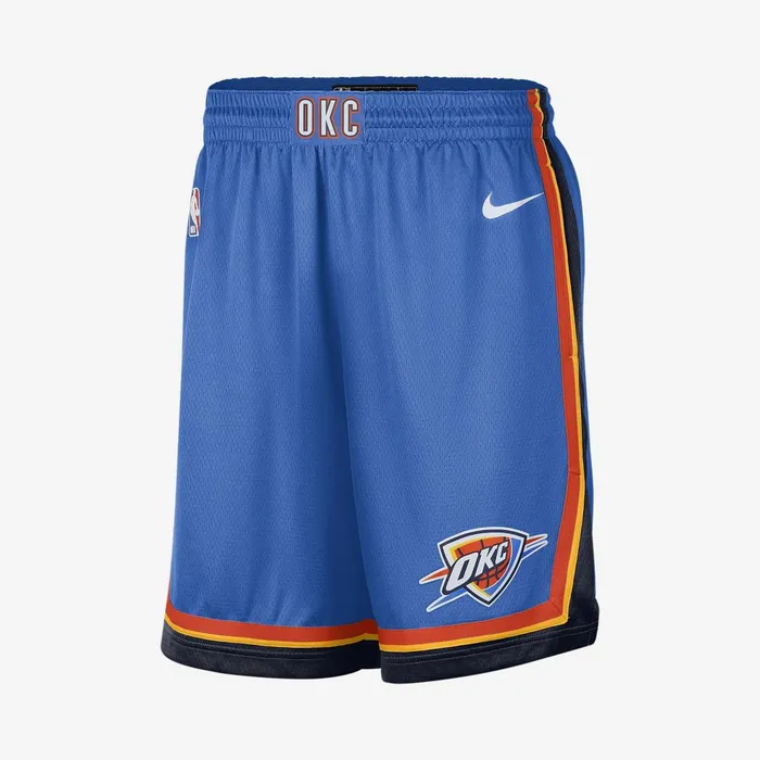 Shorts Men Nike Oklahoma City Thunder Icon Edition Signal Bluecollege Navywhite Shorts Men Nike Oklahoma City Thunder Icon Edition Signal Bluecollege Navywhite