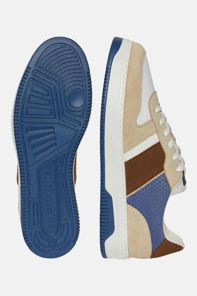 Sneakers Men Boggi Milano Beige Trainers In Leather And Technical Fabric Light Blu Sneakers Men Boggi Milano Beige Trainers In Leather And Technical Fabric Light Blu
