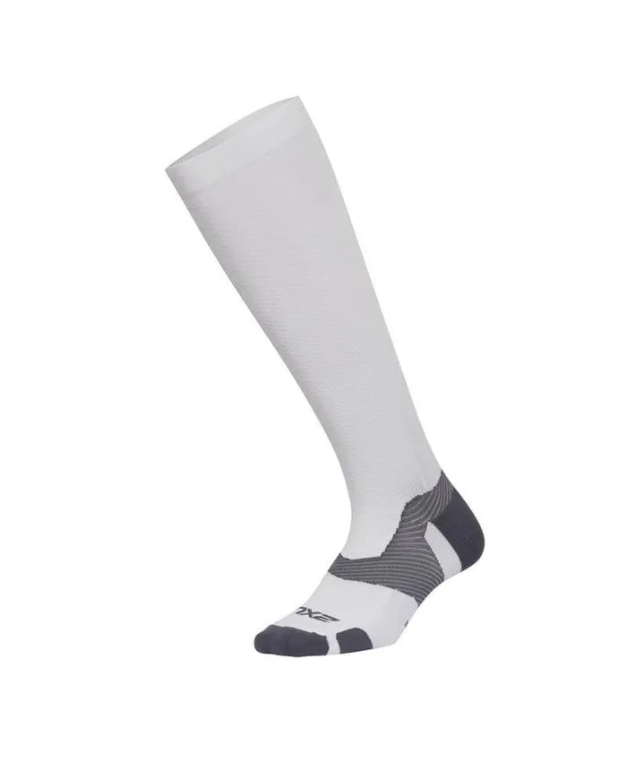 Socks Accessories 2XU Vectr Light Cushion Full Length Compression Socks Whitegrey Socks Accessories 2XU Vectr Light Cushion Full Length Compression Socks Whitegrey