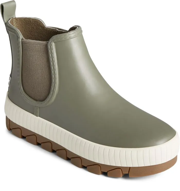 Sperry Boat Shoes Women Torrent Chelsea Waterproof Rain Boot Olive Sperry Boat Shoes Women Torrent Chelsea Waterproof Rain Boot Olive
