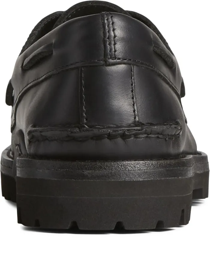 Sperry Boat Shoes Women Unisex Authentic Original 3Eye Vibram Boat Shoe Black