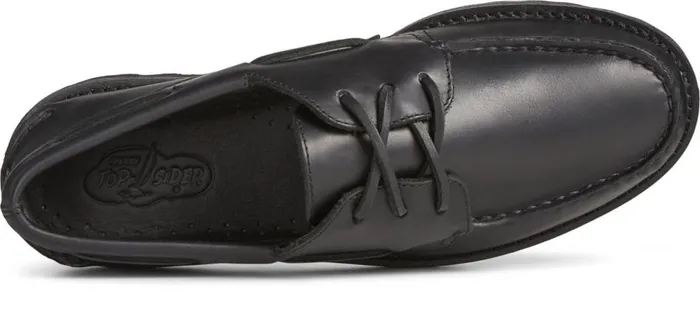 Sperry Boat Shoes Women Unisex Authentic Original 3Eye Vibram Boat Shoe Black