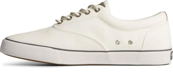 Sperry Sneakers Men SeaCycled Striper II CVO Textile Sneaker White Sperry Sneakers Men SeaCycled Striper II CVO Textile Sneaker White