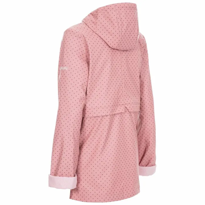 Splosh Printed Waterproof Jacket Dusty Rose Women Trespass Casual Jackets