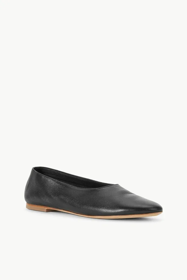 STAUD ALBA BALLET FLAT Black Women Mules and Flats STAUD ALBA BALLET FLAT Black Women Mules and Flats