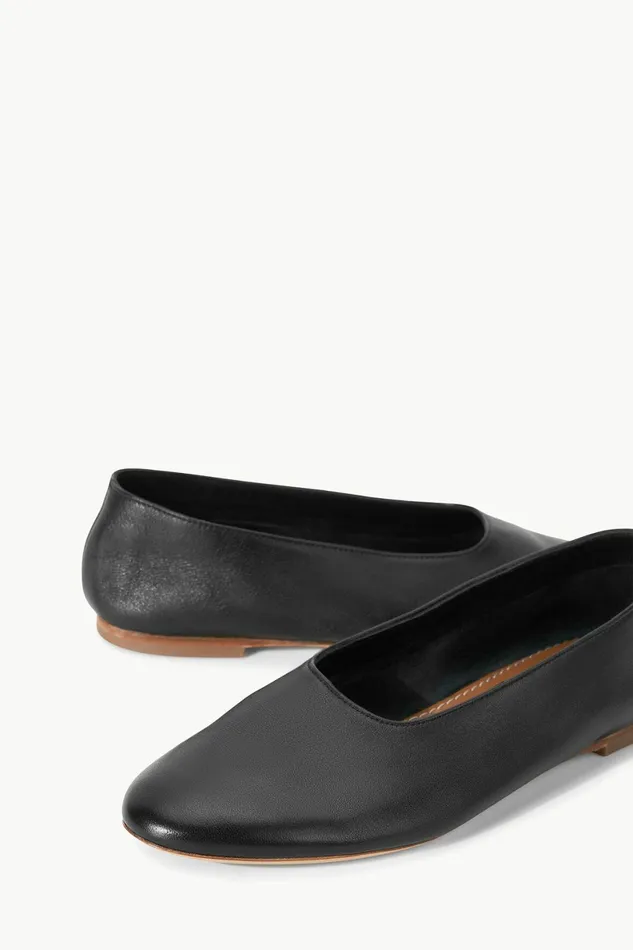 STAUD ALBA BALLET FLAT Black Women Mules and Flats STAUD ALBA BALLET FLAT Black Women Mules and Flats