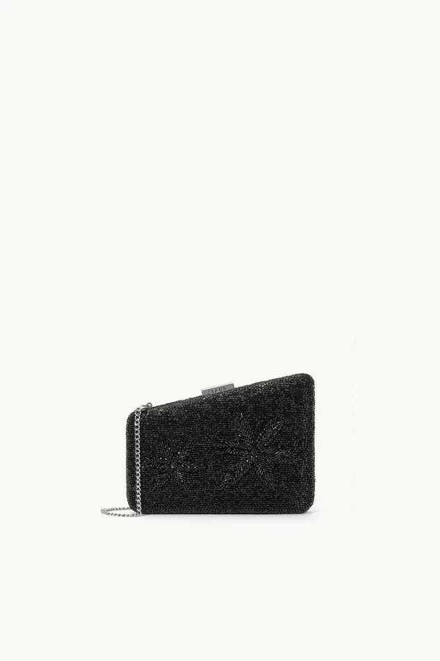 STAUD CARMELLA BEADED CLUTCH Black Starfish Women Clutches and Handhelds STAUD CARMELLA BEADED CLUTCH Black Starfish Women Clutches and Handhelds