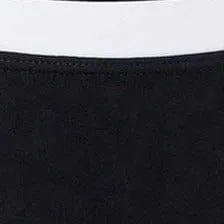 STAUD DEVON HIGH RISE BIKINI BOTTOM Black White Women Swim