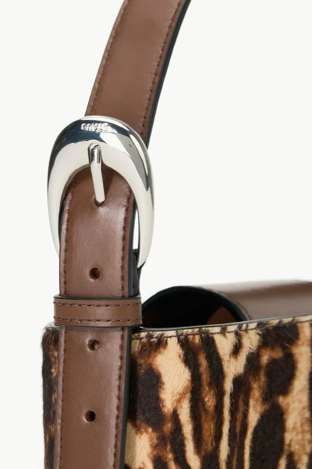 STAUD GRANT BAG Lady Leopard Cacao Women Clutches and Handhelds STAUD GRANT BAG Lady Leopard Cacao Women Clutches and Handhelds