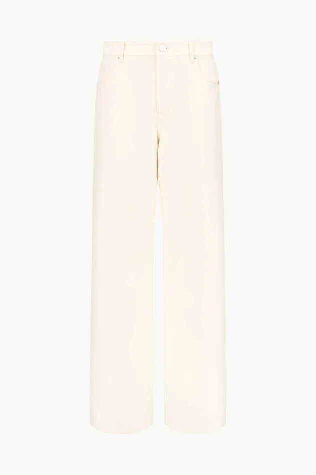 STAUD GRAYSON PANT Ecru Women Pants and Shorts STAUD GRAYSON PANT Ecru Women Pants and Shorts