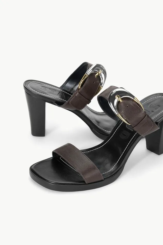 STAUD HARLOW HIGH HEEL SANDAL Espresso Women Heels STAUD HARLOW HIGH HEEL SANDAL Espresso Women Heels