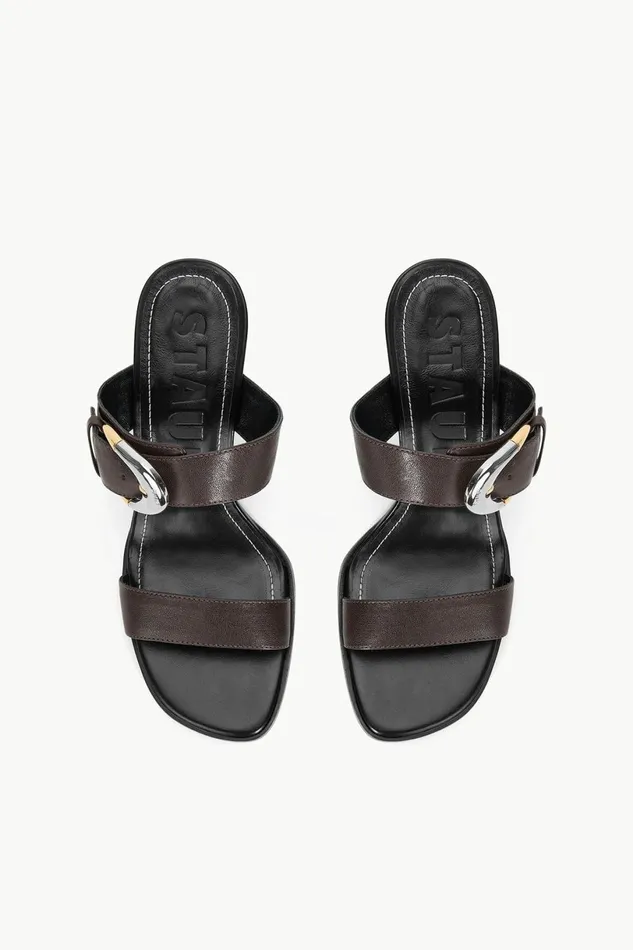 STAUD HARLOW HIGH HEEL SANDAL Espresso Women Heels STAUD HARLOW HIGH HEEL SANDAL Espresso Women Heels