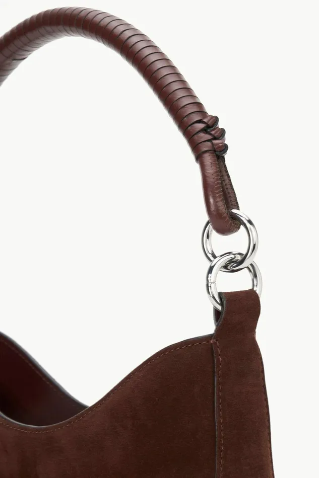 STAUD MEL BAG Mahogany Suede Women Shoulder STAUD MEL BAG Mahogany Suede Women Shoulder