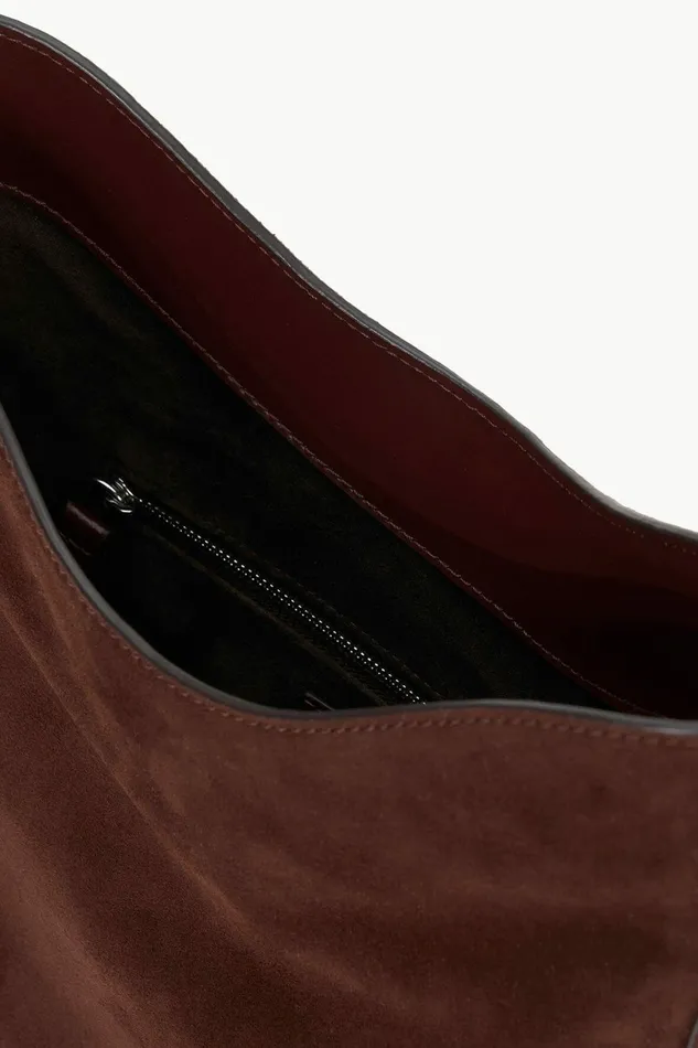 STAUD MEL BAG Mahogany Suede Women Shoulder STAUD MEL BAG Mahogany Suede Women Shoulder