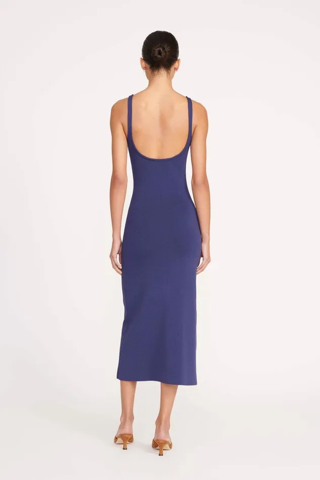 STAUD PAITYN DRESS Navy Women Dresses STAUD PAITYN DRESS Navy Women Dresses