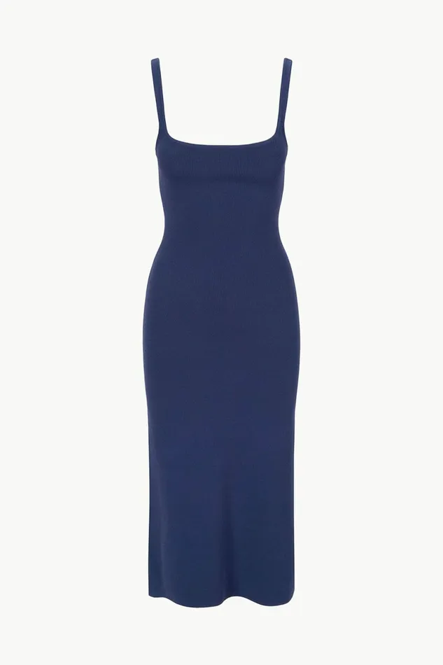 STAUD PAITYN DRESS Navy Women Dresses STAUD PAITYN DRESS Navy Women Dresses