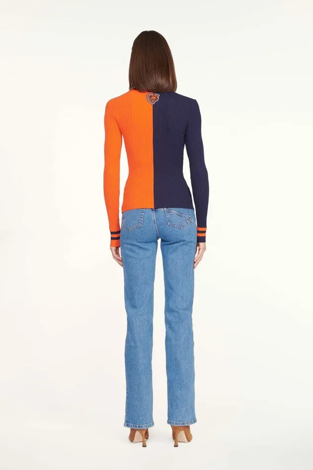 STAUD THE NFL CARGO SWEATER Chicago Bears Women Tops STAUD THE NFL CARGO SWEATER Chicago Bears Women Tops