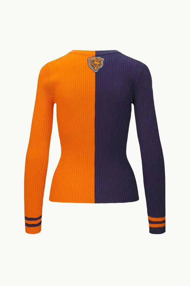 STAUD THE NFL CARGO SWEATER Chicago Bears Women Tops STAUD THE NFL CARGO SWEATER Chicago Bears Women Tops