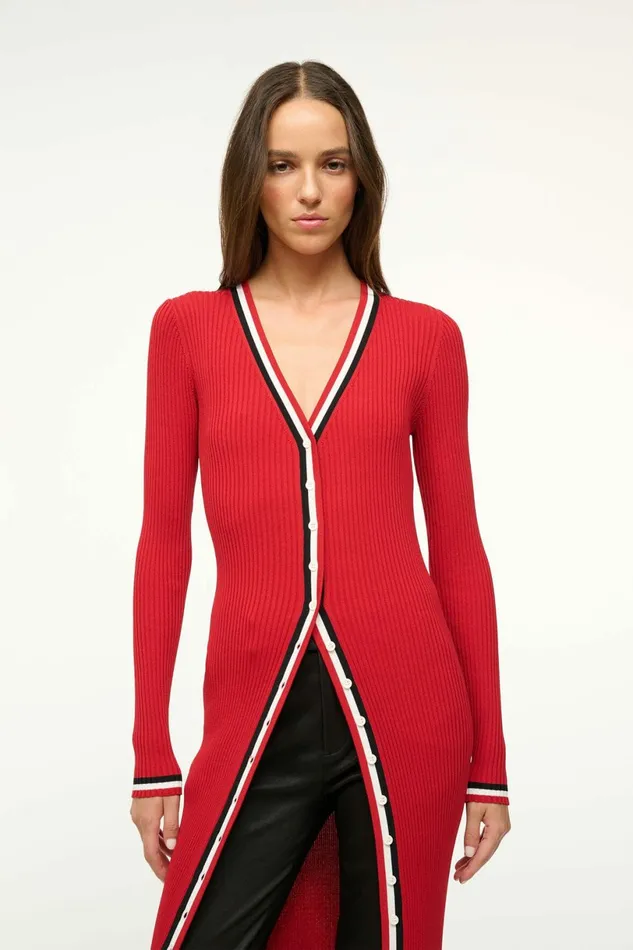 STAUD THE NFL SHOKO SWEATER Chiefs Women Dresses STAUD THE NFL SHOKO SWEATER Chiefs Women Dresses
