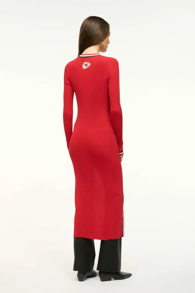 STAUD THE NFL SHOKO SWEATER Chiefs Women Dresses STAUD THE NFL SHOKO SWEATER Chiefs Women Dresses