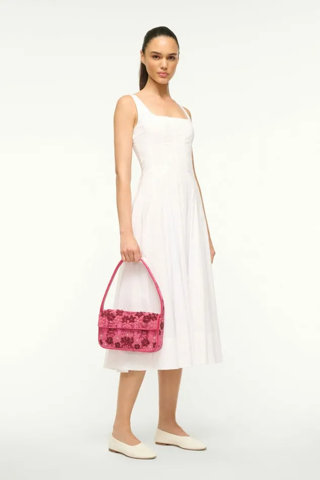 STAUD TOMMY BEADED BAG Blossom Garden Party Women Shoulder STAUD TOMMY BEADED BAG Blossom Garden Party Women Shoulder