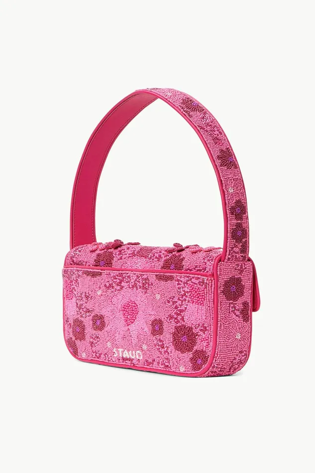 STAUD TOMMY BEADED BAG Blossom Garden Party Women Shoulder STAUD TOMMY BEADED BAG Blossom Garden Party Women Shoulder