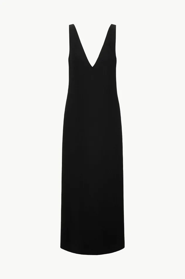 STAUD ZORA DRESS Black Women Dresses STAUD ZORA DRESS Black Women Dresses