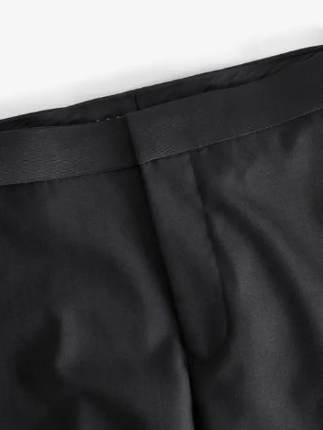 Suits and Tailoring Men Joules Black Slim Fit Tuxedo Suit Trousers