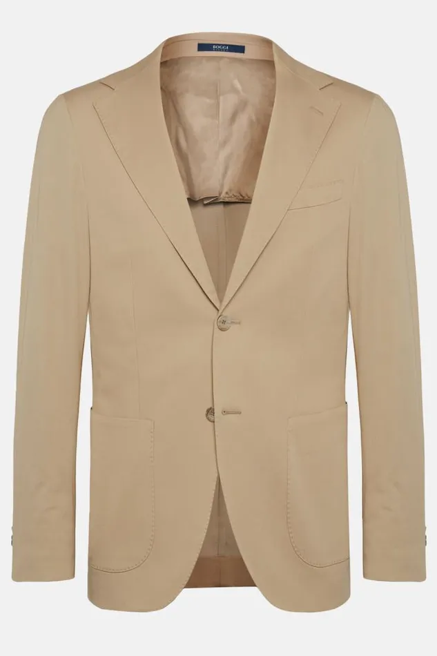 Suits Men Boggi Milano Beige B Tech Cotton And Stretch Nylon Suit Beige Suits Men Boggi Milano Beige B Tech Cotton And Stretch Nylon Suit Beige