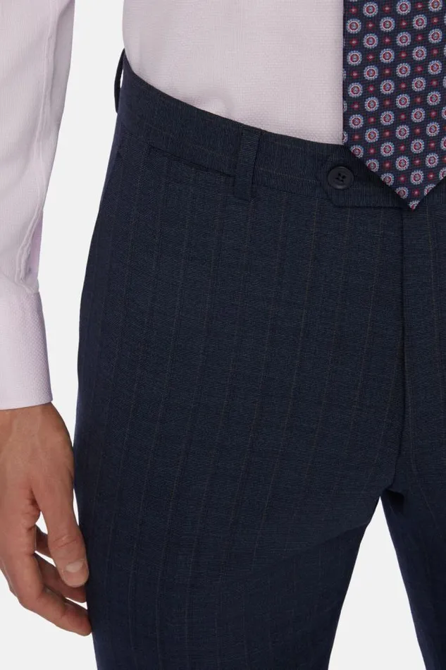 Suits Men Boggi Milano Blue Pinstripe Suit In Woven Wool Blue Suits Men Boggi Milano Blue Pinstripe Suit In Woven Wool Blue