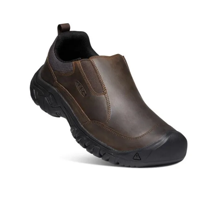 Targhee III SlipOn Wide Brown Leather Slipon Men KEEN Casual Targhee III SlipOn Wide Brown Leather Slipon Men KEEN Casual