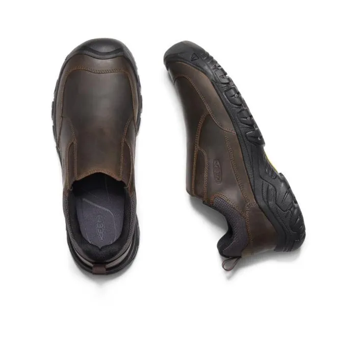 Targhee III SlipOn Wide Brown Leather Slipon Men KEEN Casual Targhee III SlipOn Wide Brown Leather Slipon Men KEEN Casual